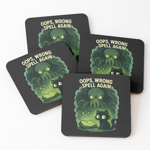 Item preview, Cat Wizard Summoned Cthulhu - Autumn & Halloween Series designed and sold by Mission Ready.