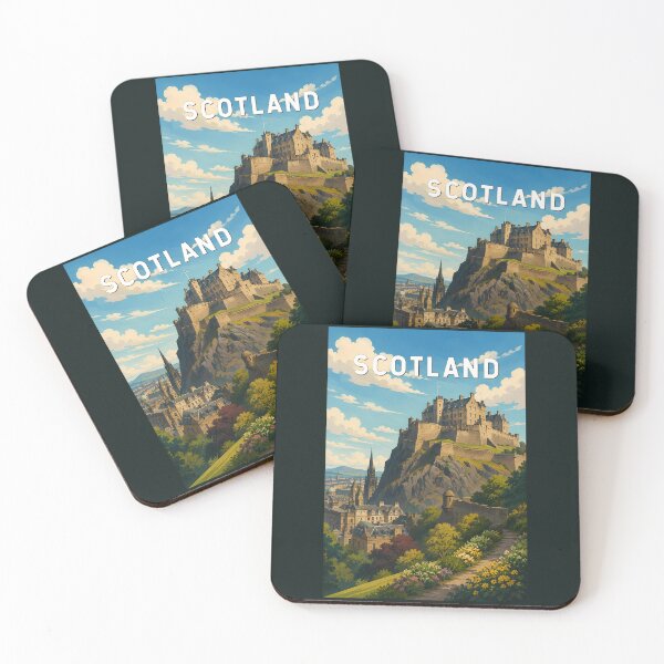 Item preview, Scotland United Kingdom Illustration Travel Art Vintage designed and sold by KrisSidDesigns.