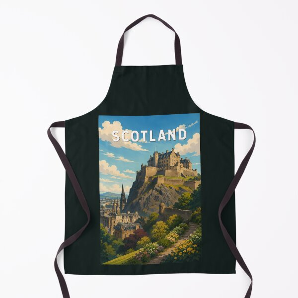 Item preview, Scotland United Kingdom Illustration Travel Art Vintage designed and sold by KrisSidDesigns.