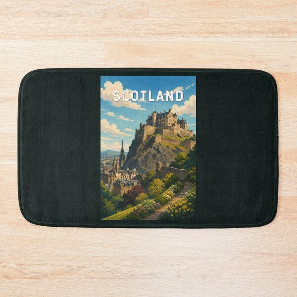 Item preview, Scotland United Kingdom Illustration Travel Art Vintage designed and sold by KrisSidDesigns.
