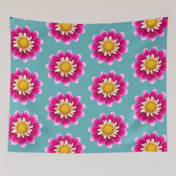 Item preview, Vibrant Pink Dahlia Flower designed and sold by MoonlitWhiskers.