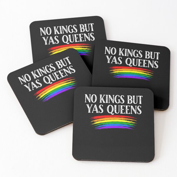 Item preview, No Kings But Yas Queens LGBTQ Pride Rainbow Equality designed and sold by phoebelevine.