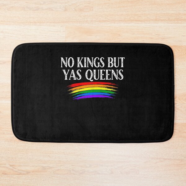 Item preview, No Kings But Yas Queens LGBTQ Pride Rainbow Equality designed and sold by phoebelevine.