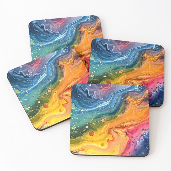Item preview, LGBTQ Rainbow Marble Abstract  designed and sold by Travelslightly.