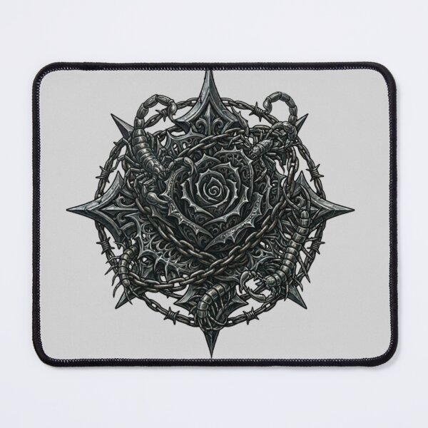 Item preview, Gothic Rose Chains Emblem Shirt   designed and sold by IMOBILYARI.