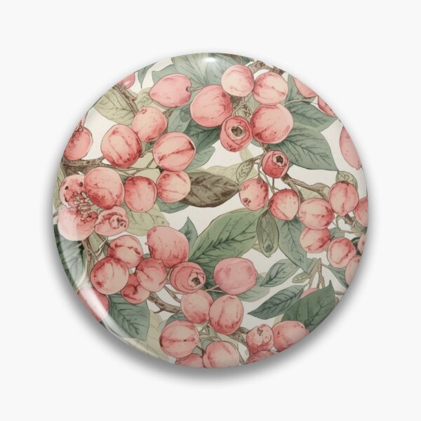 Item preview, Cute Pastel Berries Pattern – Kawaii Botanical Seamless Design for Stationery designed and sold by Art70shop.