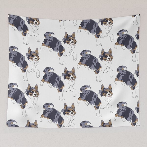 Item preview, Happy Corgi (Merle V1) designed and sold by CosmicFatality.