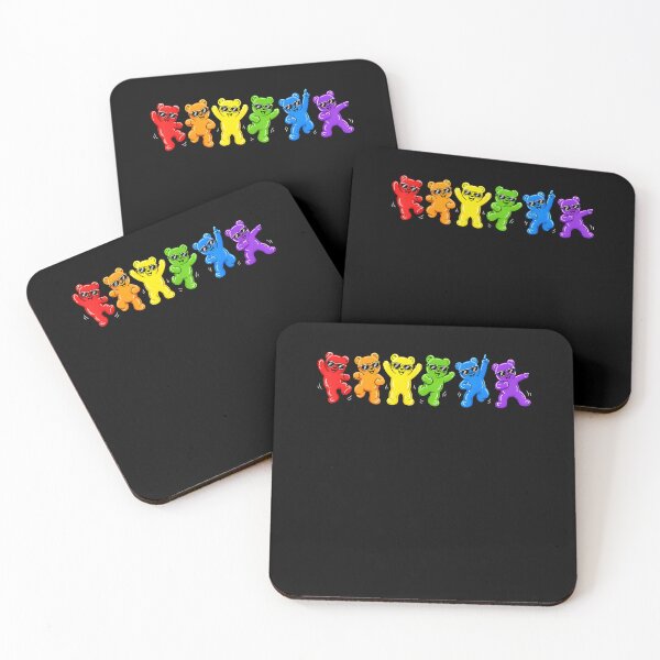 Item preview, Rainbow Dancing Bears Grateful Dead Retro Jam Band designed and sold by phoebelevine.