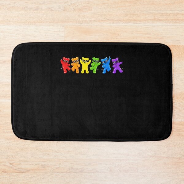 Item preview, Rainbow Dancing Bears Grateful Dead Retro Jam Band designed and sold by phoebelevine.