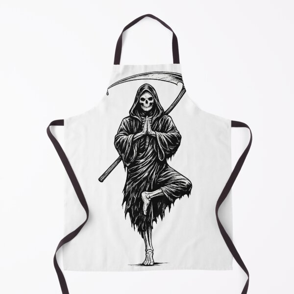 Item preview, Death Finds Balance - Grim Reaper Yoga designed and sold by Freak Dimension.