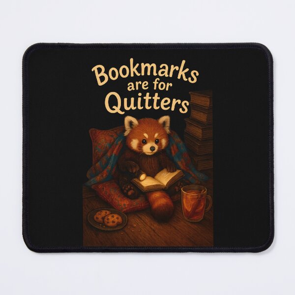 Item preview, Red Panda Can’t Stop Reading - Autumn & Halloween designed and sold by Mission Ready.