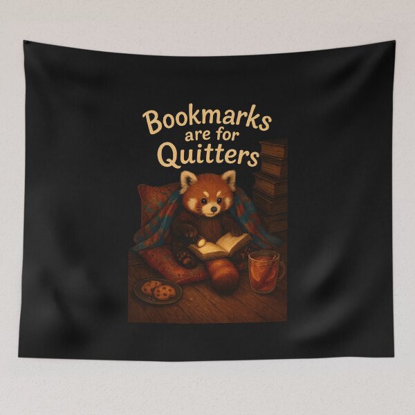 Item preview, Red Panda Can’t Stop Reading - Autumn & Halloween designed and sold by Mission Ready.