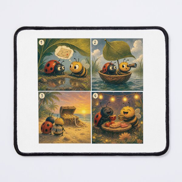 Item preview, Ladybug and Bee: The Treasure Hunt designed and sold by JaN44Fotografia.