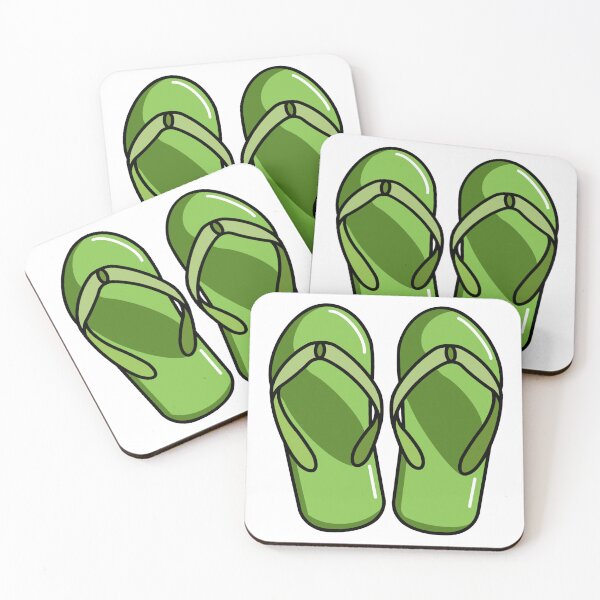 Item preview, Flip Flops Sticker | Postcards from Abroad Collection designed and sold by BellaDesignCo.