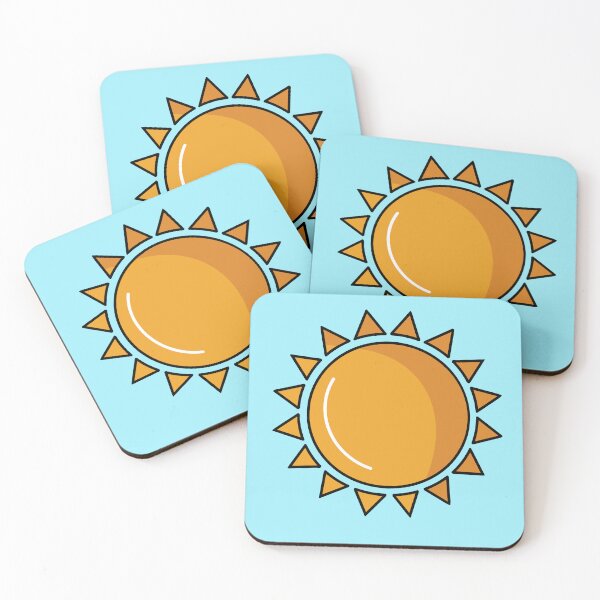 Item preview, Sun Sticker | Postcards from Abroad Collection designed and sold by BellaDesignCo.