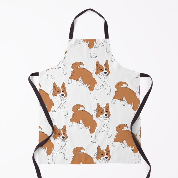Item preview, Happy Corgi (Red and White) designed and sold by CosmicFatality.