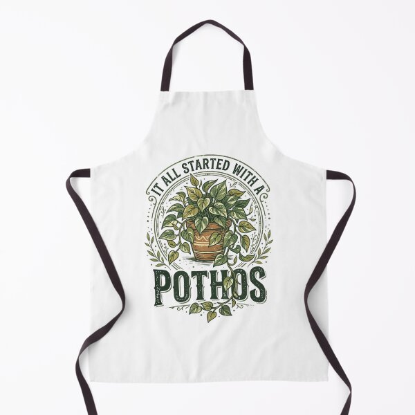 Item preview, It All Started With A Pothos Plant Lover Houseplant Gardening Design designed and sold by phoebelevine.