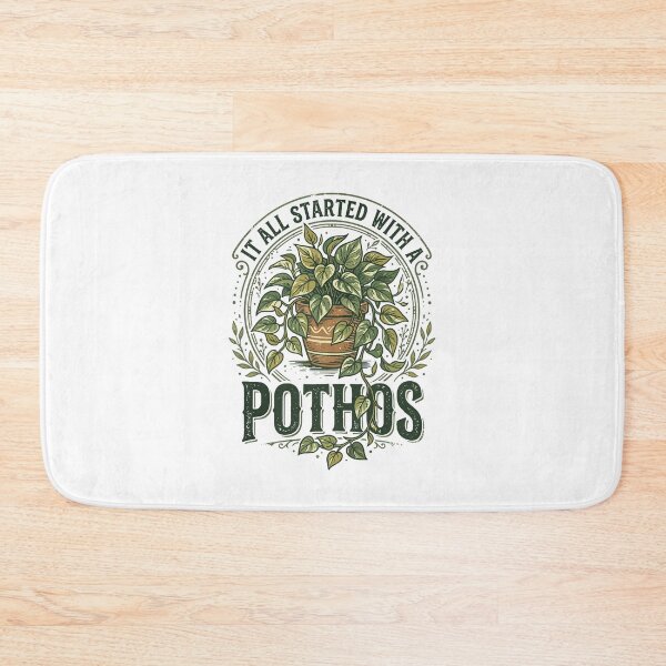 Item preview, It All Started With A Pothos Plant Lover Houseplant Gardening Design designed and sold by phoebelevine.