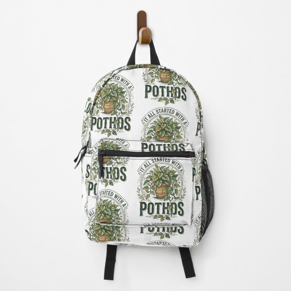Item preview, It All Started With A Pothos Plant Lover Houseplant Gardening Design designed and sold by phoebelevine.