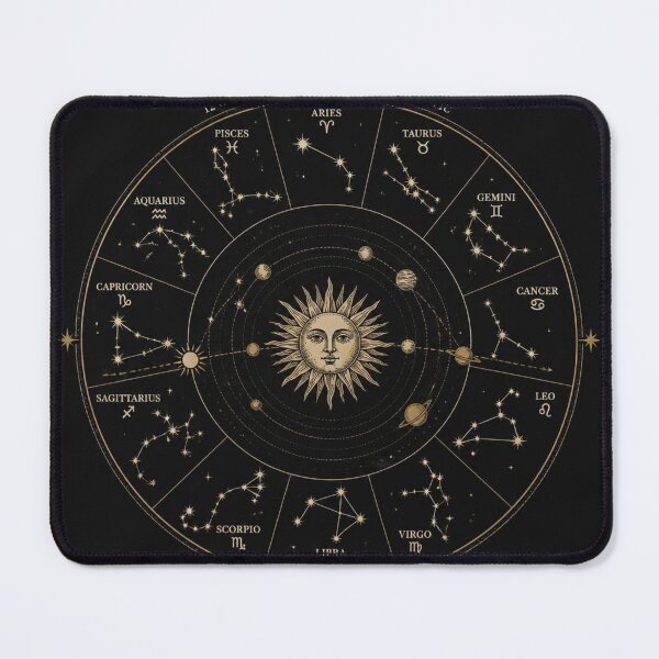 Item preview, Zodiac Star Map  Ecliptic Constellation Illustration designed and sold by Baby Adee Collective.
