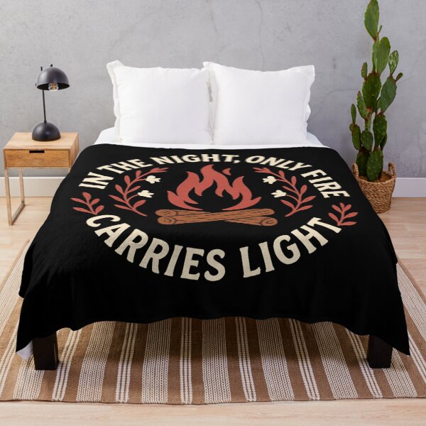 Item preview, Bonfire Print, Fire in the Night - Autumn designed and sold by Mission Ready.