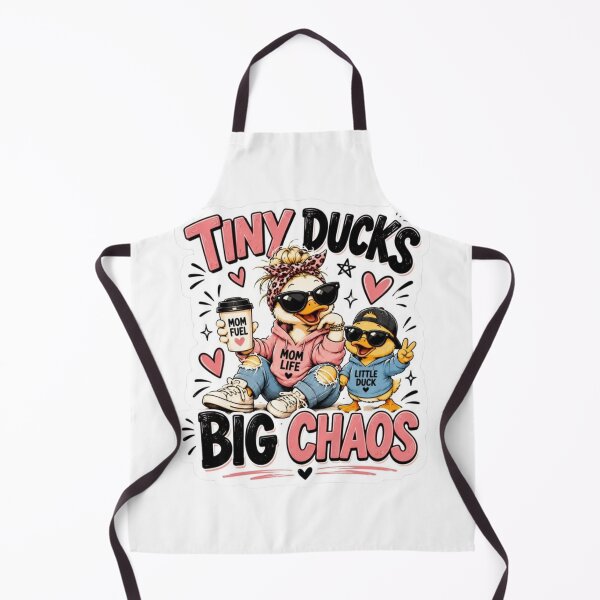 Item preview, Tiny Ducks Big Chaos Design Stickers ! Tiny Ducks, Big Chaos — Cute Chaotic Duck Sticker | Funny Pond Ducks Cartoon Decal for Laptops, Water Bottles & Planners designed and sold by Ulikedigital14.