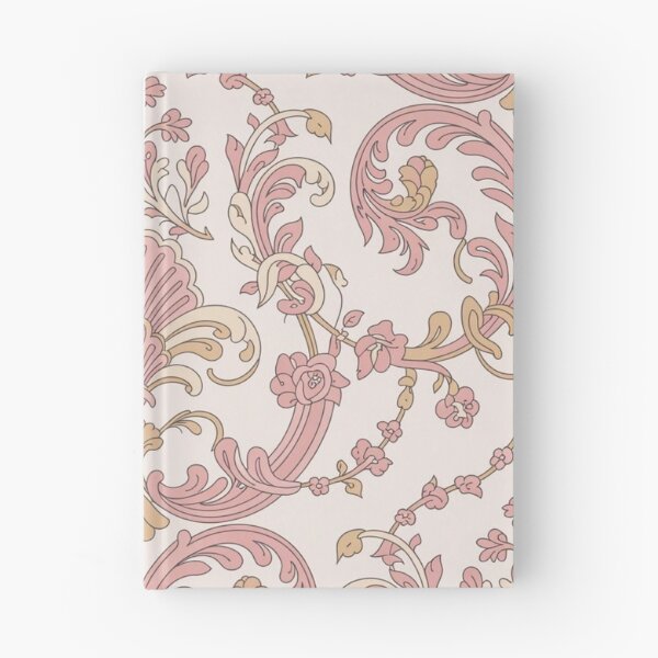 Item preview, Delicate Rococo Floral Pattern | Soft Pink Gold Ornate Seamless Repeat designed and sold by Midnight Veil Designs.