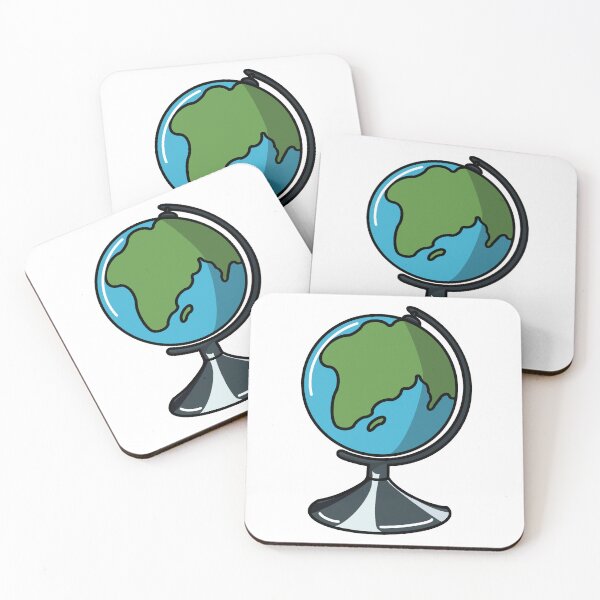 Item preview, Globe Sticker | Postcards from Abroad Collection designed and sold by BellaDesignCo.
