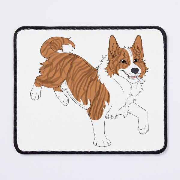 Item preview, Happy Corgi (Red Brindle) designed and sold by CosmicFatality.