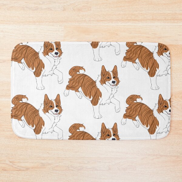 Item preview, Happy Corgi (Red Brindle) designed and sold by CosmicFatality.