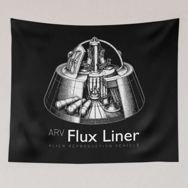 Item preview, ARV Flux Liner UFO Technical Blueprint designed and sold by Victor Shadehorn.