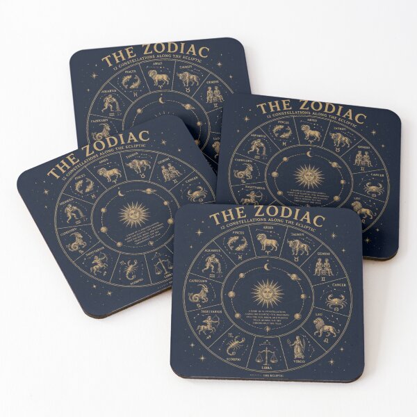 Item preview, Cosmic Zodiac Wheel  Constellation Astronomy Art designed and sold by Baby Adee Collective.