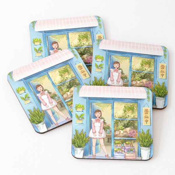 Item preview, Little Flower Shop in Bloom designed and sold by Hana &Kitsu Japan .