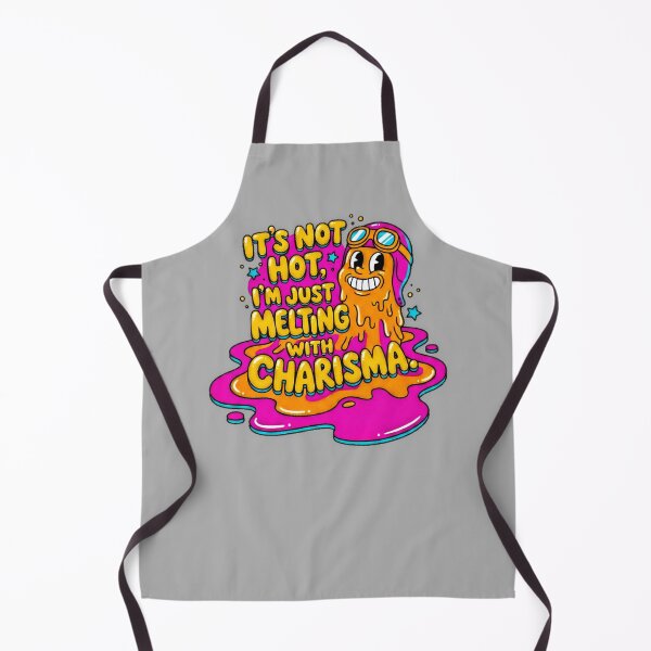 Item preview, It's Not Hot I'm Just Melting With Charisma Summer Graphic — Funny Heat Wave Humor Summer designed and sold by SkTee2k.
