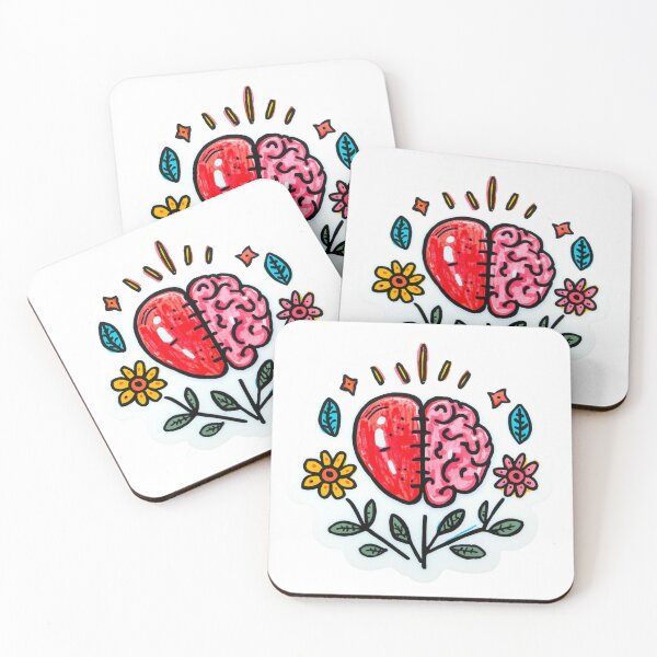 Item preview, Anatomical Heart Brain Unity designed and sold by Stickers-maker2.