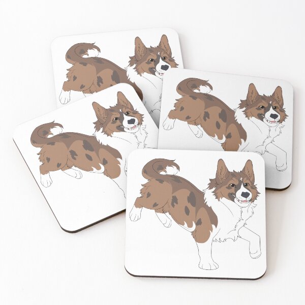 Item preview, Happy Corgi (Sable Merle) designed and sold by CosmicFatality.