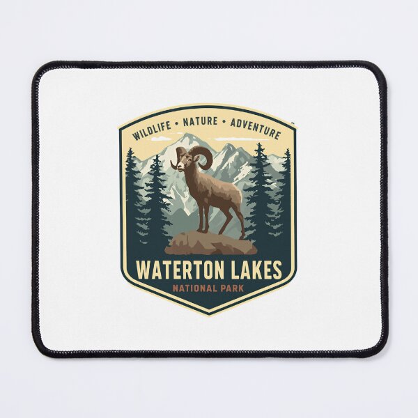 Item preview, Waterton Lakes National Park Wildlife Nature Adventure Hiker Outdoors Traveler designed and sold by JonesFlora2025.