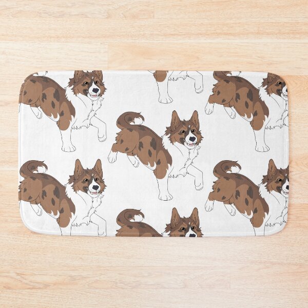 Item preview, Happy Corgi (Sable Merle) designed and sold by CosmicFatality.