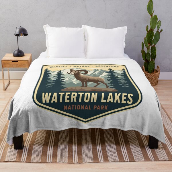Item preview, Waterton Lakes National Park Wildlife Nature Adventure Hiker Outdoors Traveler designed and sold by JonesFlora2025.