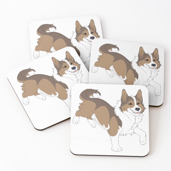 Item preview, Happy Corgi (Sable) designed and sold by CosmicFatality.