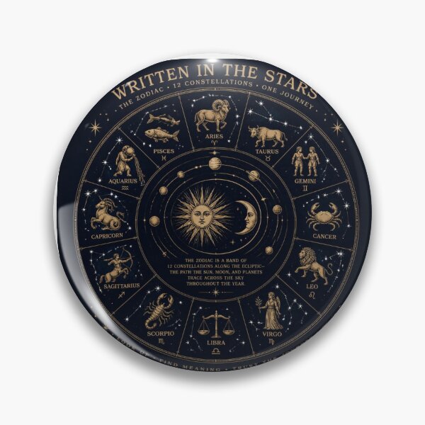 Item preview, Thirteen Zodiac Constellations  Stellar Sky Design designed and sold by Baby Adee Collective.