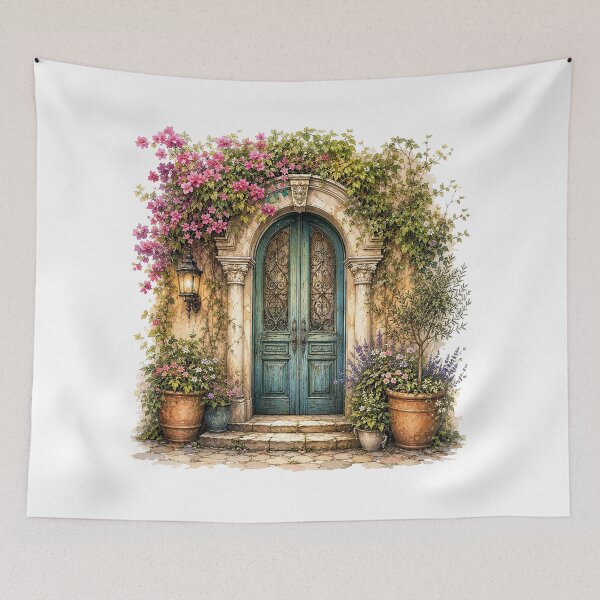 Item preview, Mediterranean Garden Door designed and sold by PetalGarden.