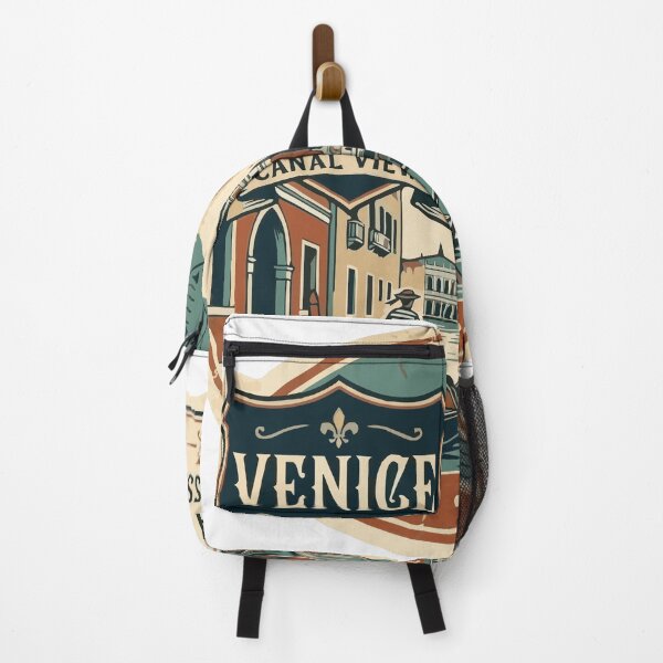 Item preview, Venice Italy Vintage Travel Retro Gondola Art designed and sold by CharaFei..