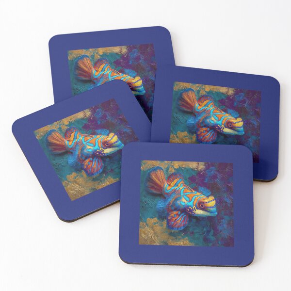 Item preview, Neon Mandarinfish:  A Symphony of Color Beneath the Waves #4 designed and sold by Helios Be. Lavsh.