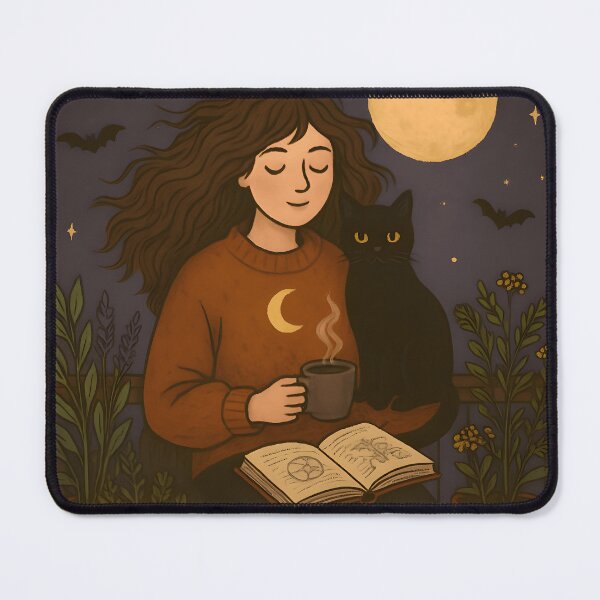 Item preview, Powered by Tea, Spellbooks and silence - Autumn designed and sold by Mission Ready.
