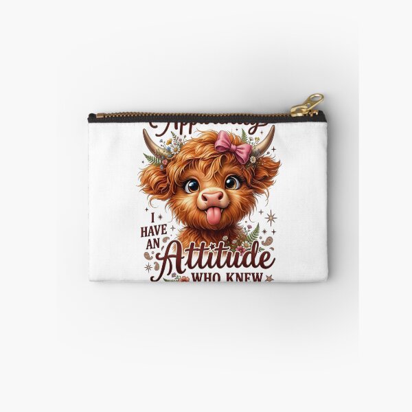 Item preview, Apparently I Have An Attitude Highland Cow designed and sold by Sovereign Supply Co..