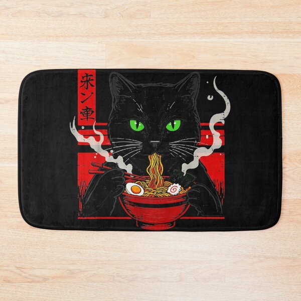 Item preview, Ramen Black Cat Japanese Food Lover designed and sold by AmaXONIC.