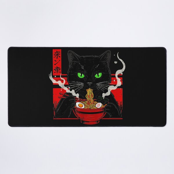 Item preview, Ramen Black Cat Japanese Food Lover designed and sold by AmaXONIC.
