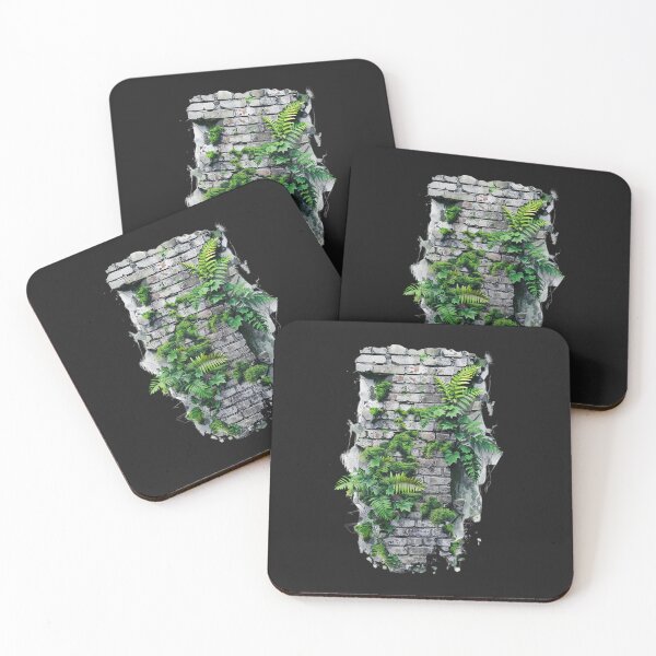Item preview, Brick Wall Moss - Urban Nature & Eco Art designed and sold by STATIC SOUL.