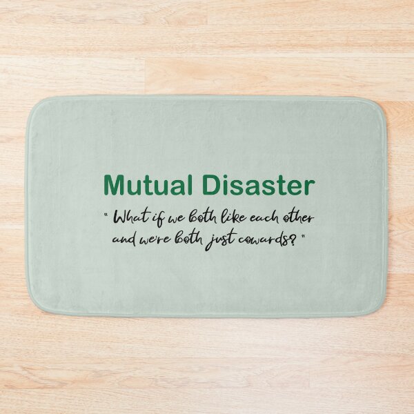 Item preview, Mutual Disaster Funny Introvert Dating Quote | Shy Crush Relationship Meme designed and sold by LifeParody.